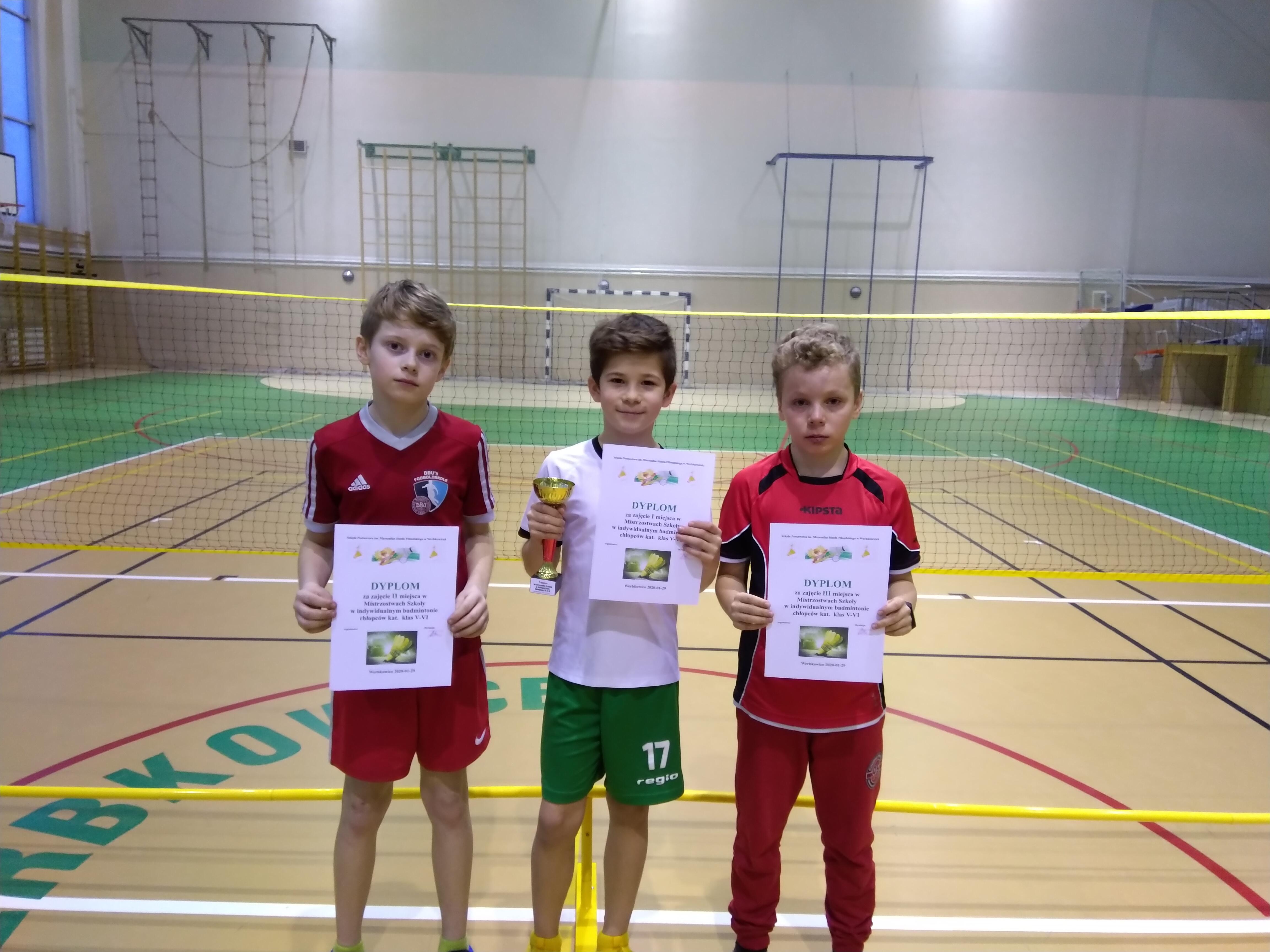 Mistrzostwa Szkoły w Indywidualnym Badmintonie Dziewcząt i Chłopców