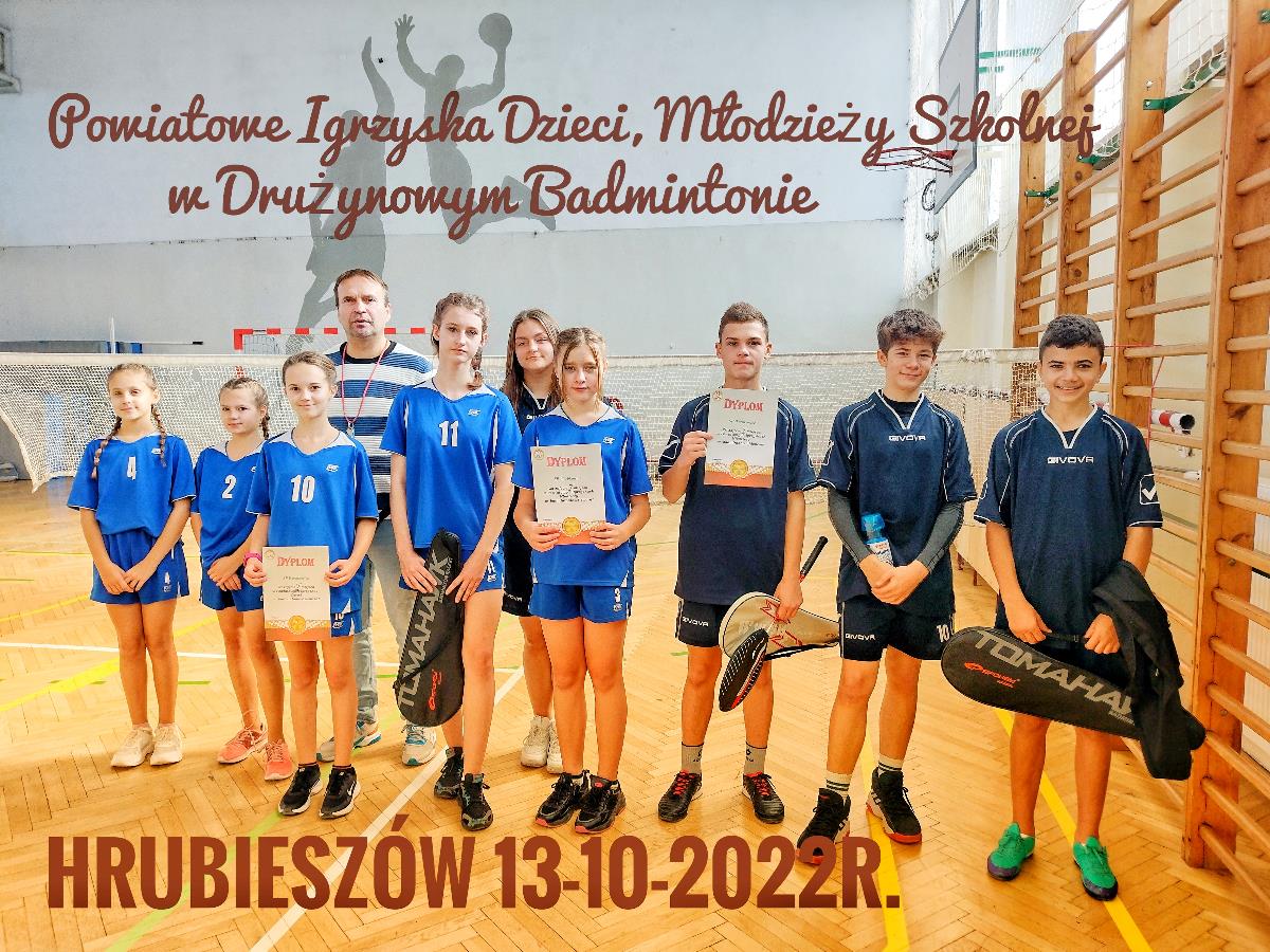 Powiatowe Igrzyska Dzieci i Młodzieży Drużynowego Badmintona