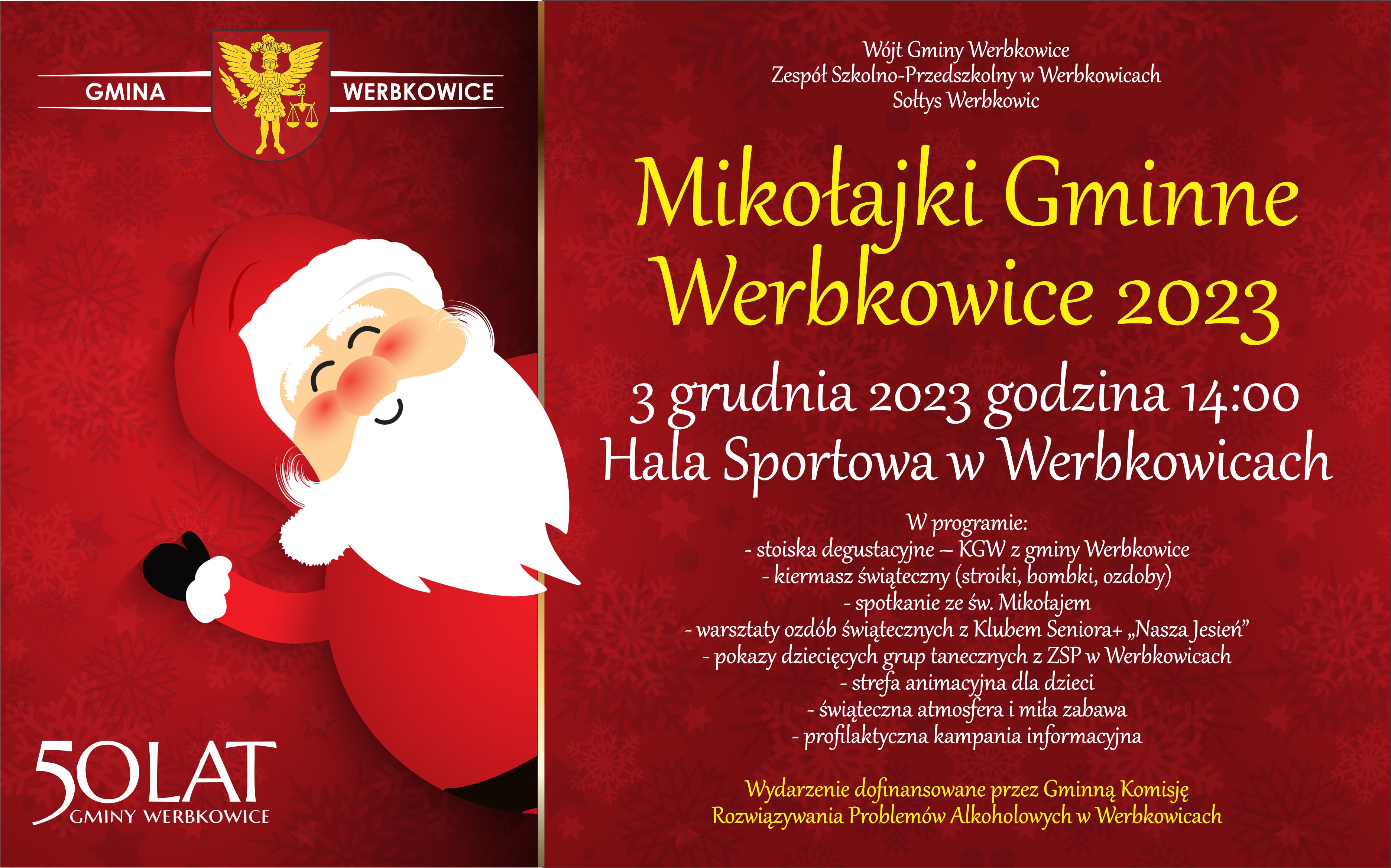 Plakat Mikołajki 2023