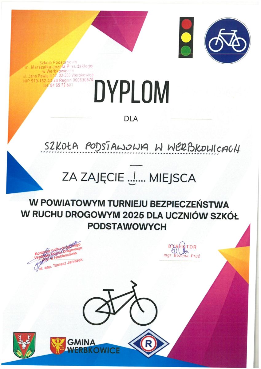 Dyplom Turnieju BRD