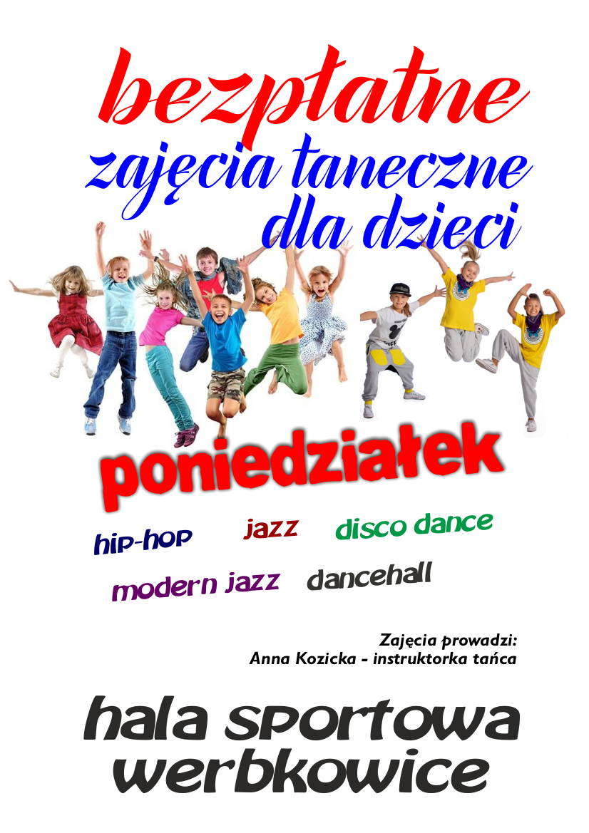Bezpłatne zajęcia taneczne dla dzieci